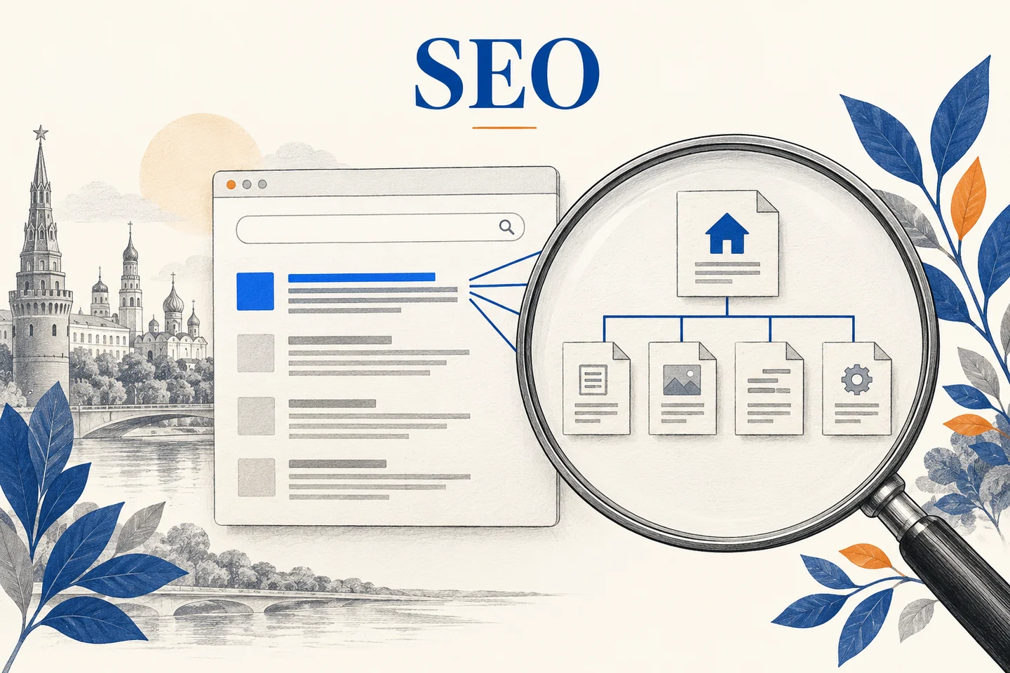 Поиск и дерево страниц: SEO